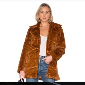 MINKPINK Faux fur coat